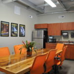 The property also features a comfortable meeting room.