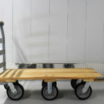 Platform carts are provided for easy move-in.