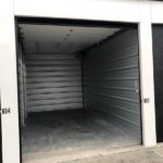 Climate controlled exterior access units are equipped with insulated sectional doors.