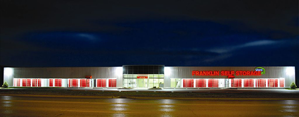 Nice lighting and signage are important aspects of a self-storage facility’s visibility.